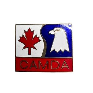 CAMDA metal enamel pin brooch